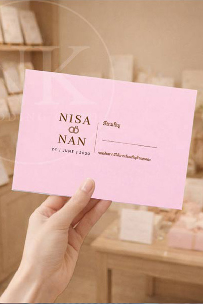 พิมพ์ชื่อหน้าซอง ราคาถูก