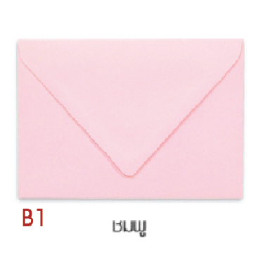 B1#57 - ซอง 5x7 นิ้ว ชมพูอ่อน (มัดละ 50 ราคา 85 บาท)