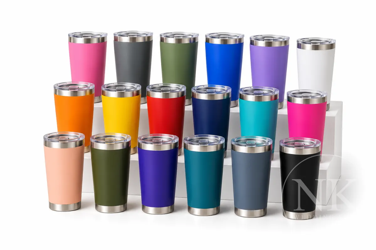 คละสี - แก้วเก็บความเย็น ขนาด 12 Oz.