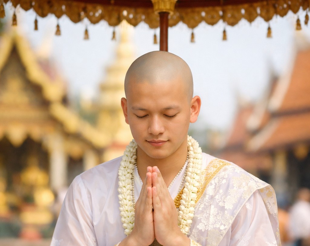 การจัดงานบวชแบบง่ายๆ เน้นความเรียบง่ายแต่ครบถ้วนพิธี